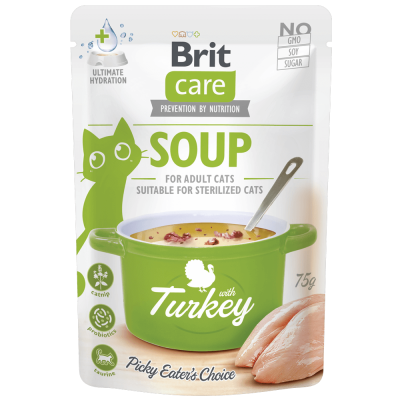 Φωτογραφία προϊόντος: Brit Care Cat Soup with Turkey 75gr
