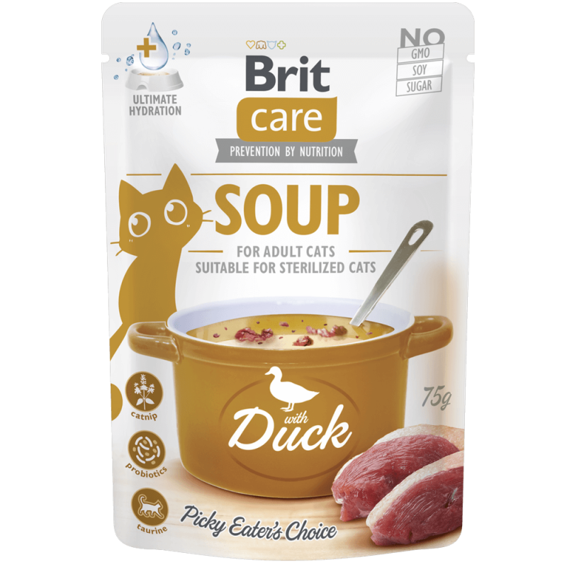Φωτογραφία προϊόντος: Brit Care Cat Soup with Duck 75gr