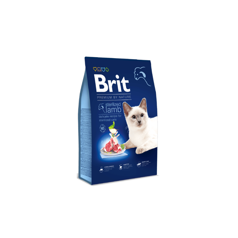 Φωτογραφία προϊόντος: Brit Premium By Nature Cat Sterilized Lamb 8kg