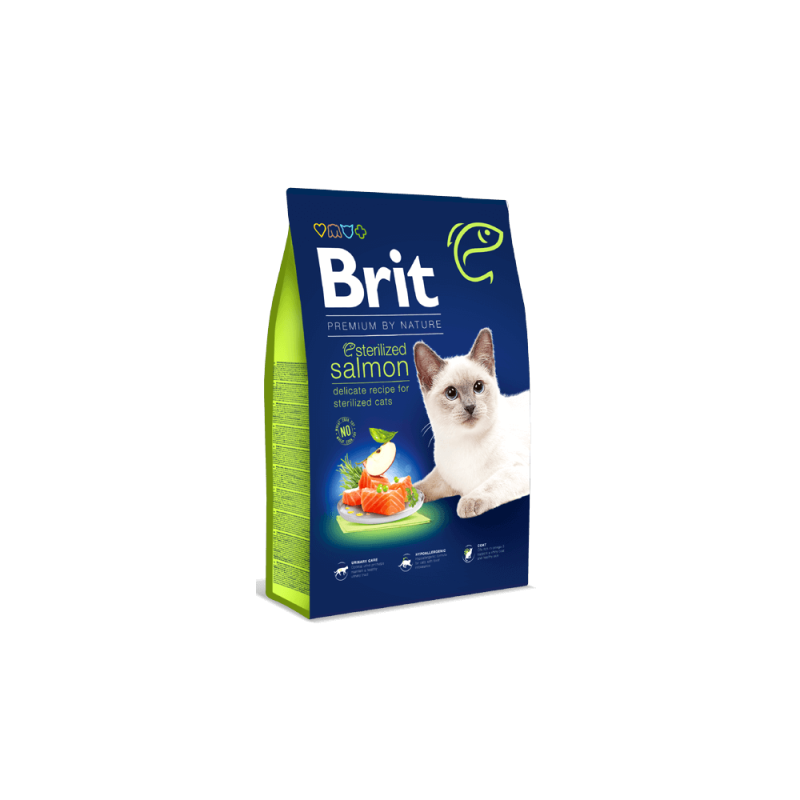 Φωτογραφία προϊόντος: Brit Premium By Nature Cat Sterilized Salmon 8kg
