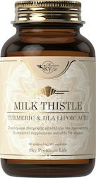 Φωτογραφία προϊόντος: Sky Premium Life Milk Thistle, Turmeric & DLA Lipoic Acid με Γαϊδουράγκαθο Κουρκουμά & Λιποϊκό Οξύ 60 κάψουλες
