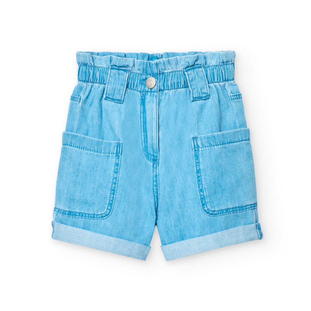 Φωτογραφία προϊόντος: BOBOLI Παιδική Βερμούδα Denim 411141 BLUE