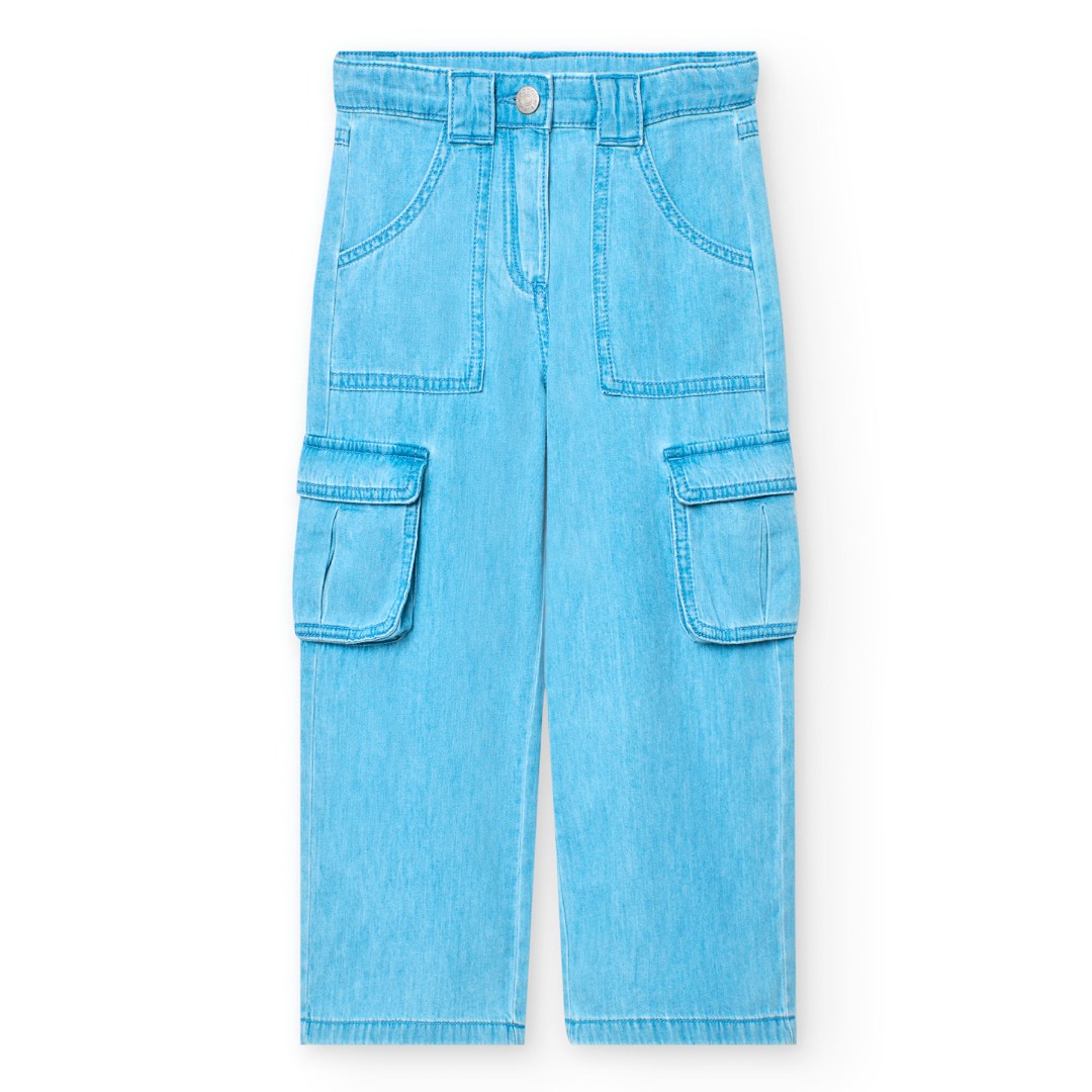Φωτογραφία προϊόντος: BOBOLI Παιδική Παντελόνα Denim 411017 BLUE