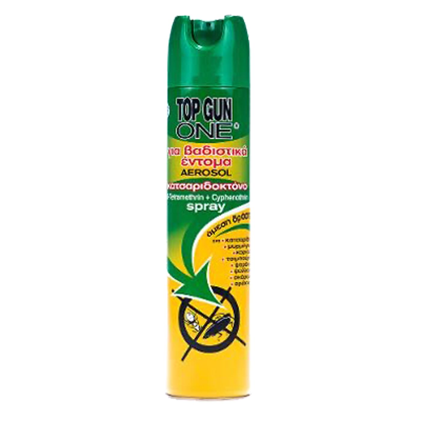 Φωτογραφία προϊόντος: Κατσαριδοκτόνο Spray Top Gun 300ml (Top Gun)