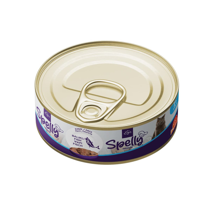 Φωτογραφία προϊόντος: Spelly Premium Ενήλικη Γάτα Πατέ Ψάρι 100gr
