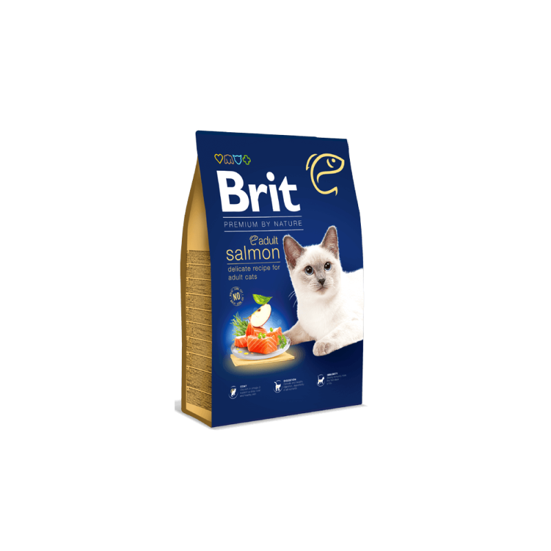 Φωτογραφία προϊόντος: Brit Premium By Nature Cat Adult Salmon 8kg