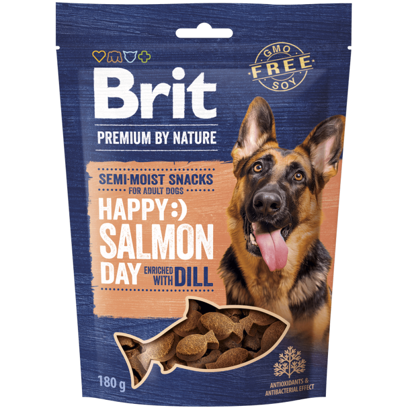 Φωτογραφία προϊόντος: Brit PR Dog SN Semi-Moist Salmon&Dill 180g