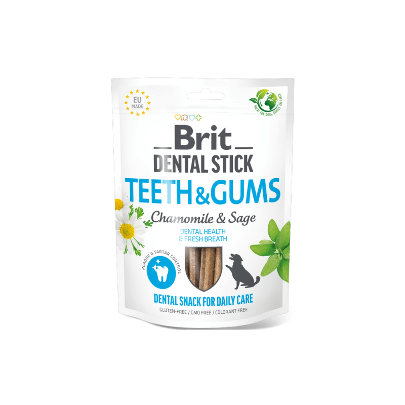 Φωτογραφία προϊόντος: Brit Dental Stick Teeth & Gums with Chamomile 7pcs 251gr