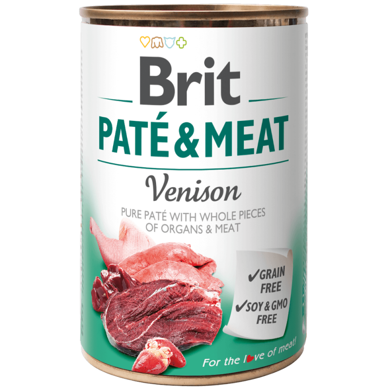 Φωτογραφία προϊόντος: Brit Dog Cans Pate&Meat Venison 800gr