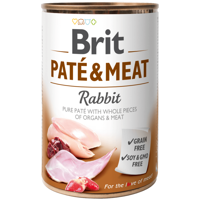 Φωτογραφία προϊόντος: Brit Dog Cans Pate&Meat Rabbit 400gr