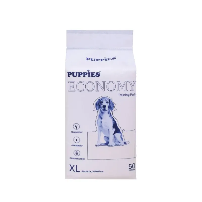 Φωτογραφία προϊόντος: Puppies Economy Εκπαιδευτικές Πάνες XL (50 Τεμ) 60 * 90 cm