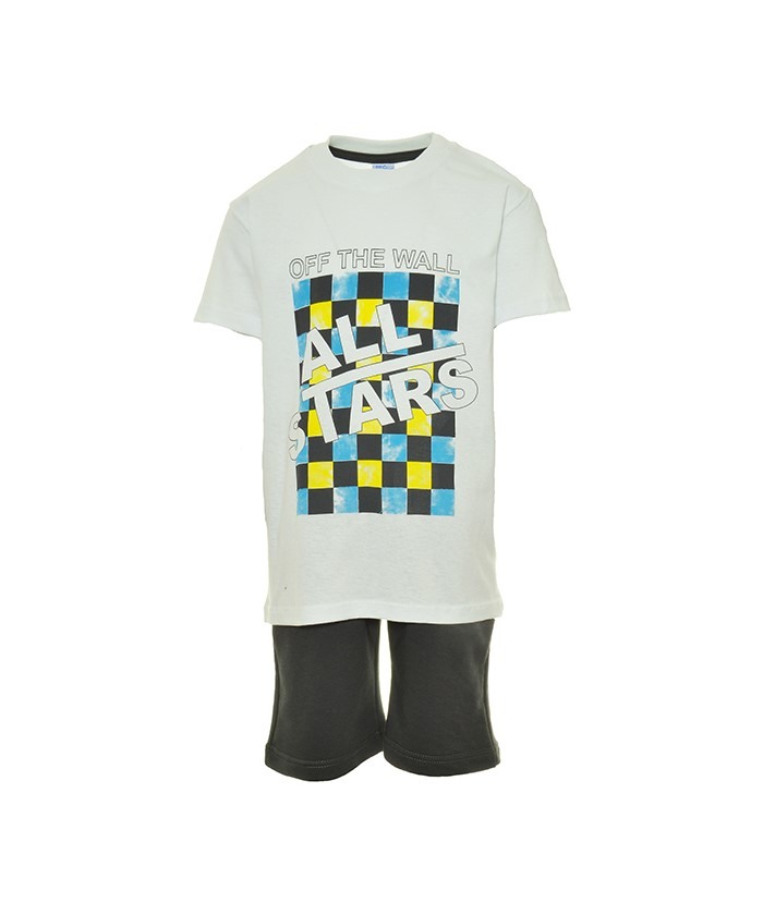 Φωτογραφία προϊόντος: All Stars Kids Fashion Παιδικό Σετ μπλούζα/βερμούδα λευκό/μαύρο 15409
