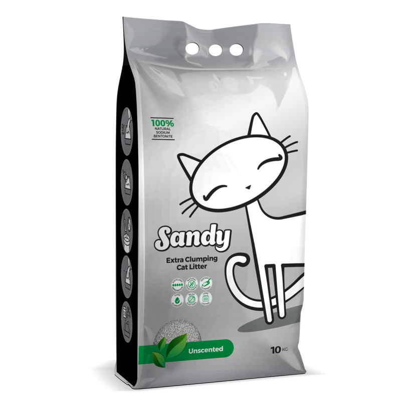 Φωτογραφία προϊόντος: Sandy Cat Litter Sandy Extra Clumping 10kg Άμμος Γάτας Unscented