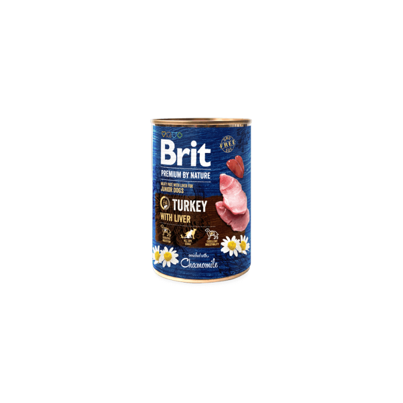 Φωτογραφία προϊόντος: Brit Premium Cans Turkey with Liver 400gr
