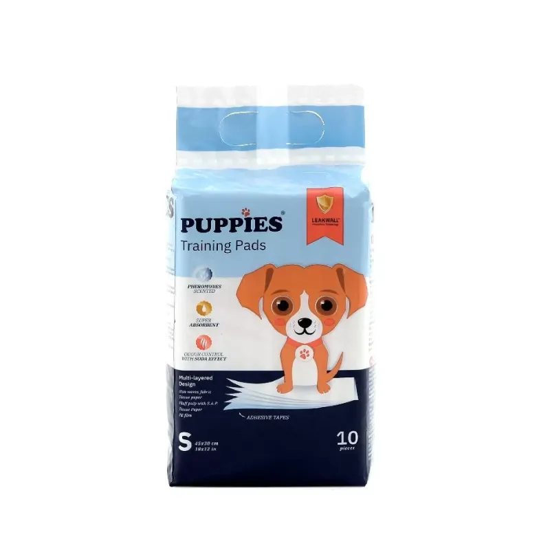 Φωτογραφία προϊόντος: Puppies Εκπαιδευτικές Πάνες με Αυτοκόλλητο S (10 Τεμ) 45 * 30 cm