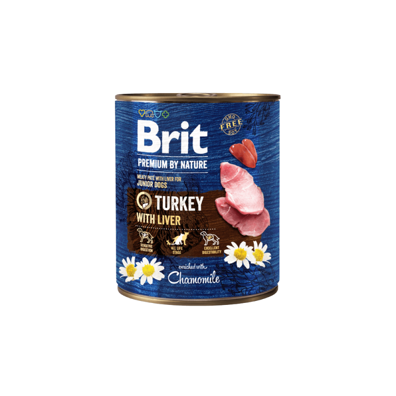 Φωτογραφία προϊόντος: Brit Premium Cans Turkey with Liver 800gr