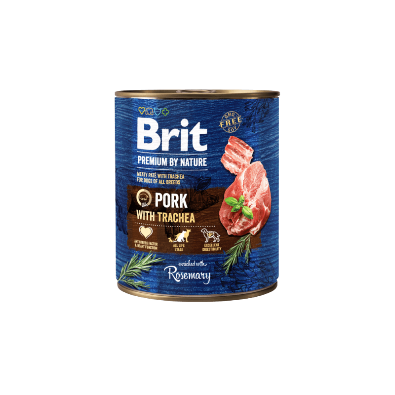Φωτογραφία προϊόντος: Brit Premium Cans Pork with Trachea 800gr