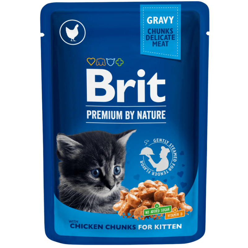 Φωτογραφία προϊόντος: Brit Premium Cat Φακελάκι Kitten 100gr