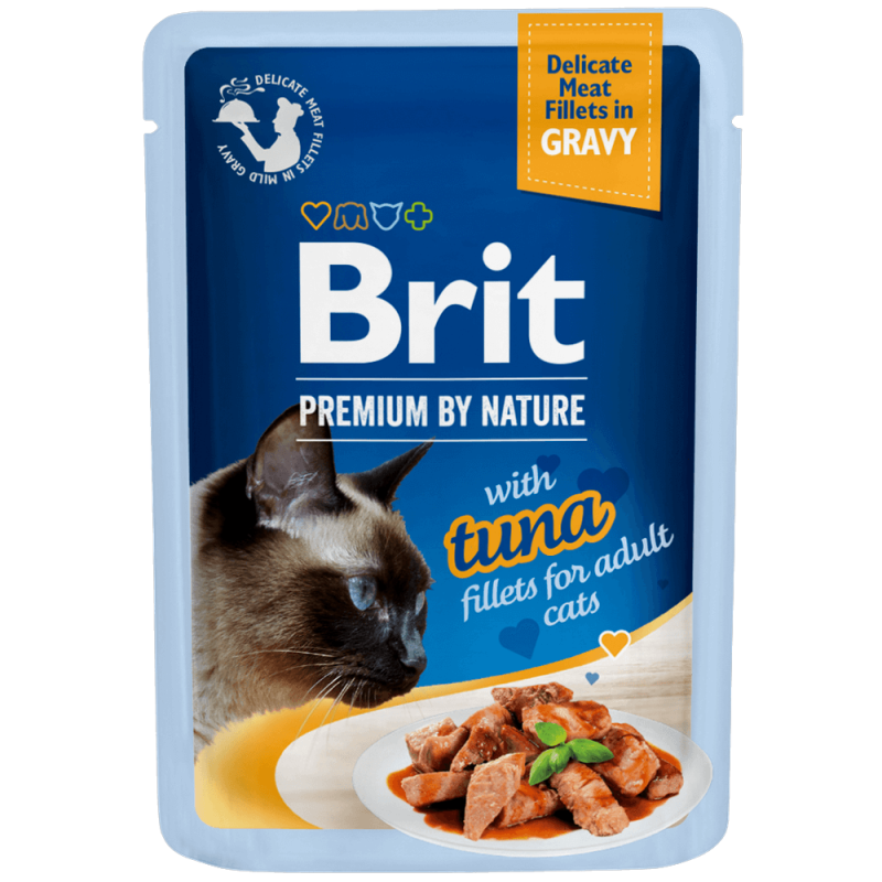 Φωτογραφία προϊόντος: Brit Premium Cat Φακελάκι Fillet Gravy Tuna 85g