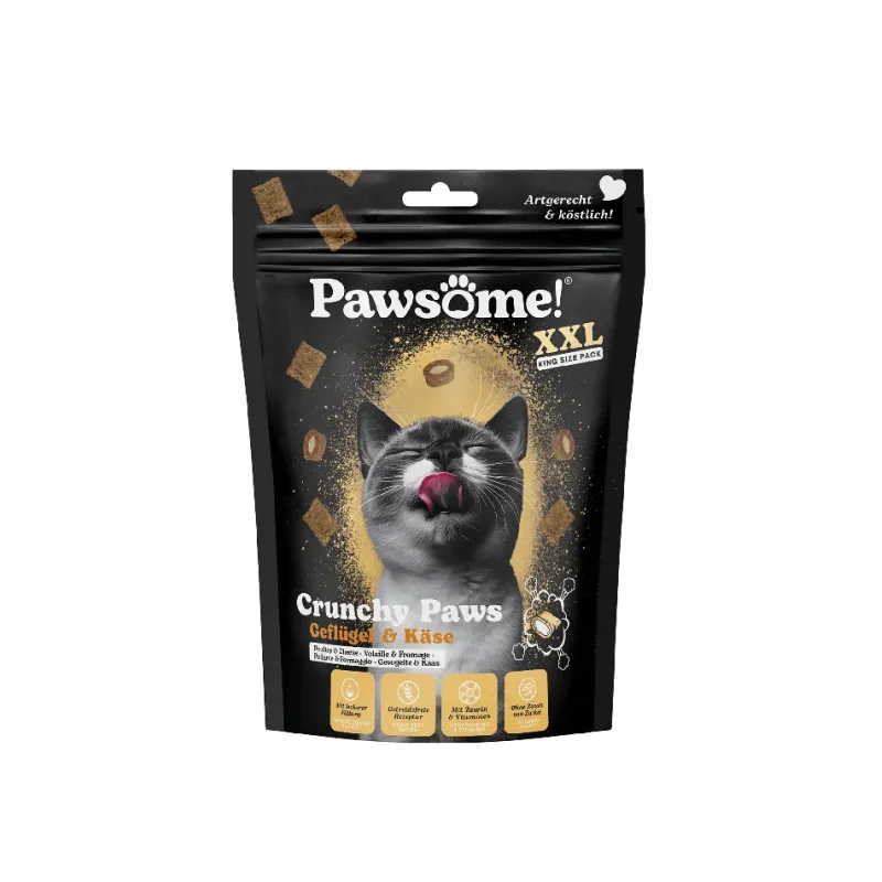 Φωτογραφία προϊόντος: Pawsome Crounchy Paws Κοτόπουλο & Τυρί 150gr