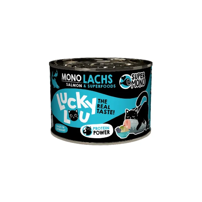 Φωτογραφία προϊόντος: Lucky Lou SuperMono Σολομός (με Elderberries & Μαγιά Μπύρας) 190gr