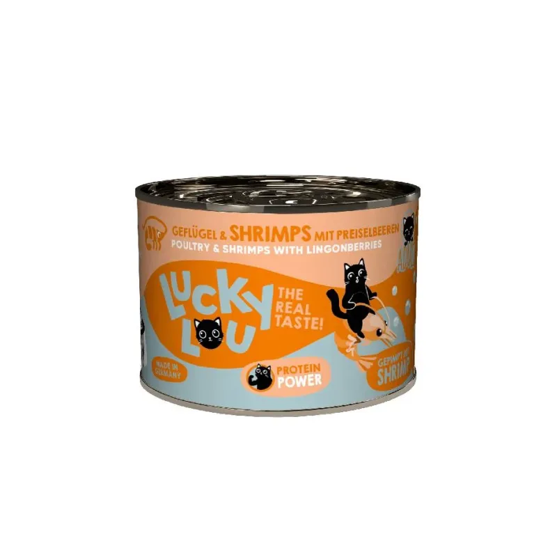 Φωτογραφία προϊόντος: Lucky Lou LifeStage Adult Πουλερικά & Γαρίδες (με Cranberries) 200gr