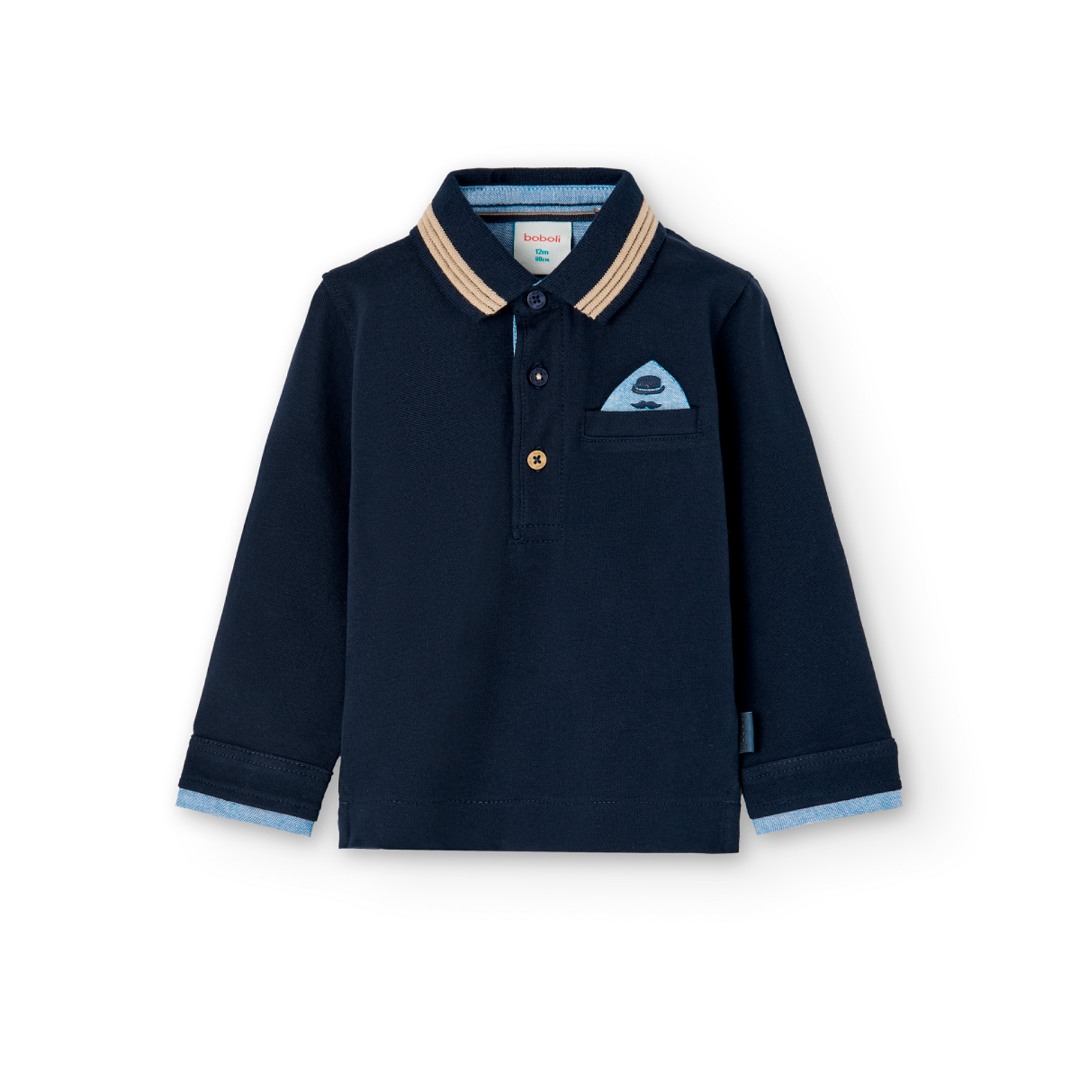 Φωτογραφία προϊόντος: Boboli Παιδική Μπλούζα Polo Navy 717252-2440