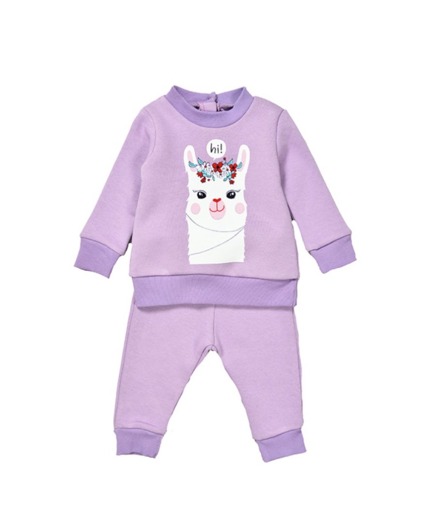 Φωτογραφία προϊόντος: All Star Kids Fashion Βρεφικό Σετ Φόρμα Μωβ 15701