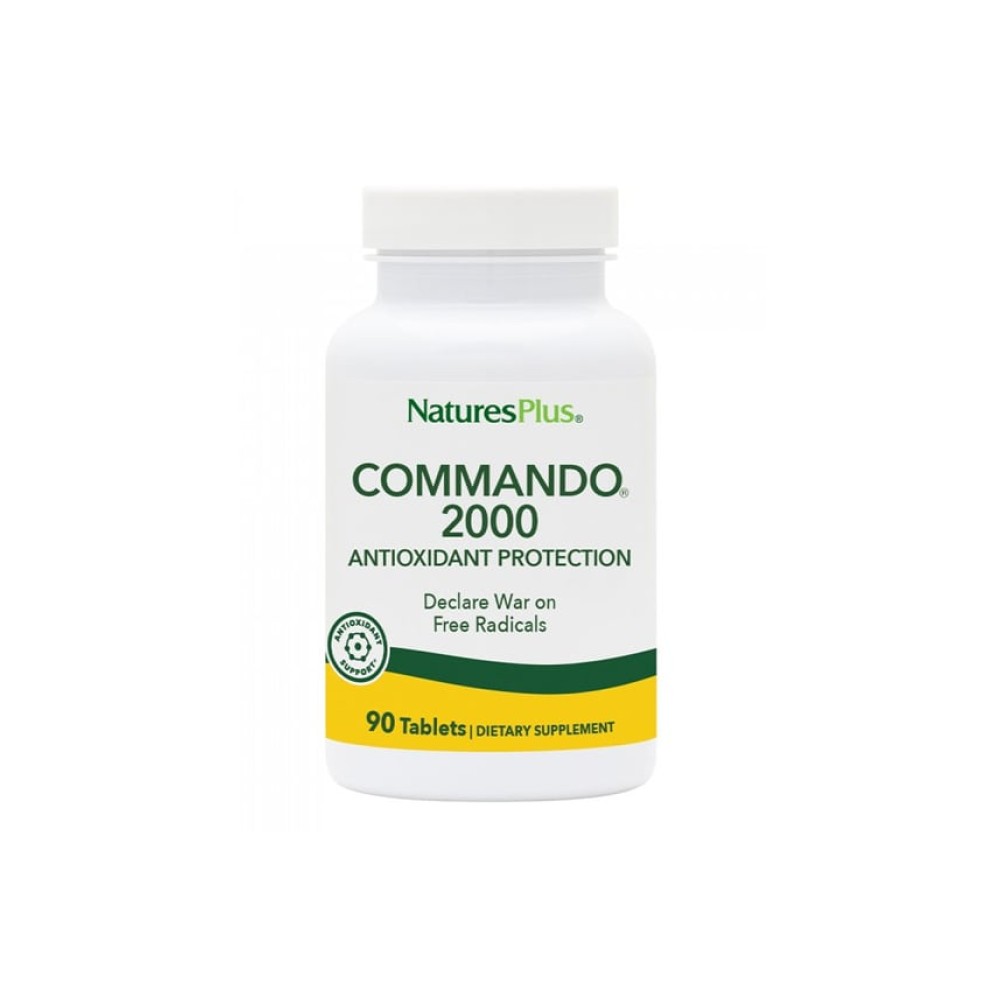 Φωτογραφία προϊόντος: Nature's Plus Commando 2000 Πρωτοποριακή Αντιοξειδωτική Φόρμουλα, 90 tabs