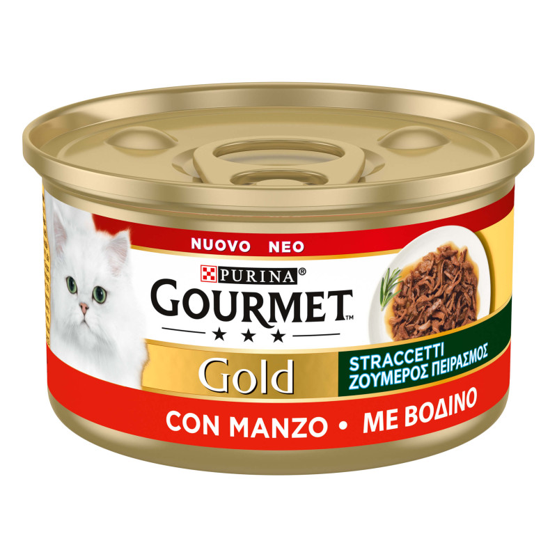 Φωτογραφία προϊόντος: Purina Gourmet Gold "Ζουμερός Πειρασμός" με Βοδινό 85g