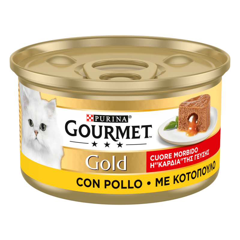 Φωτογραφία προϊόντος: Purina Gourmet Gold "Η Καρδιά της Γεύσης" με Κοτόπουλο 85g