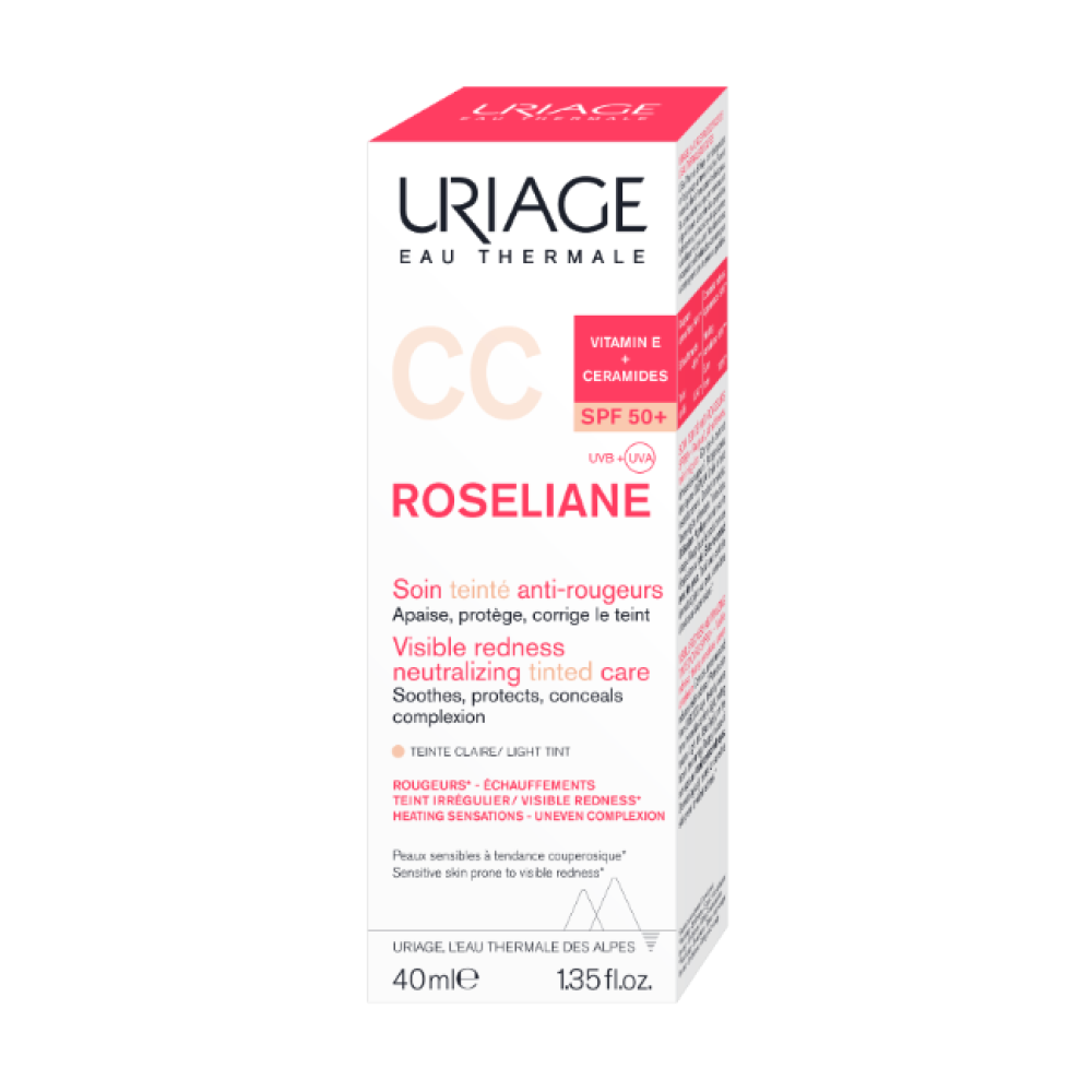 Φωτογραφία προϊόντος: Uriage Roseliane CC Cream SPF50+ Αντηλιακή Προστασία Με Χρώμα 40ml