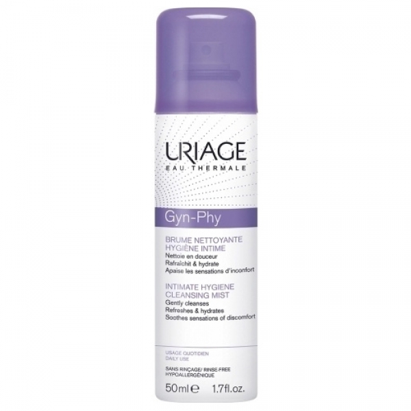 Φωτογραφία προϊόντος: Uriage Gyn-Phy Intimate Hygiene Cleansing Mist Σπρέι Καθαρισμού της Ευαίσθητης Περιοχής 50ml