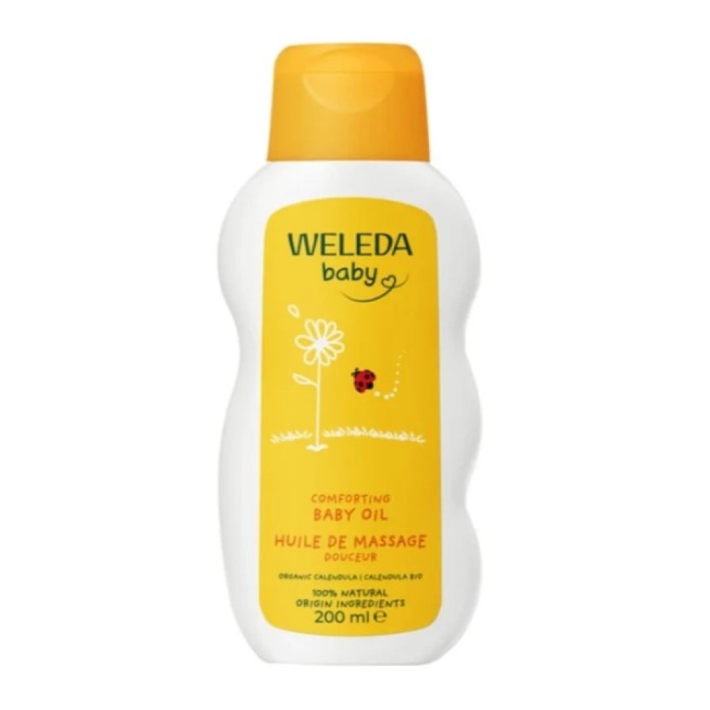 Φωτογραφία προϊόντος: Weleda Baby Calendula Comforting Baby Oil Λάδι Περιποίησης Καλέντουλας 200ml