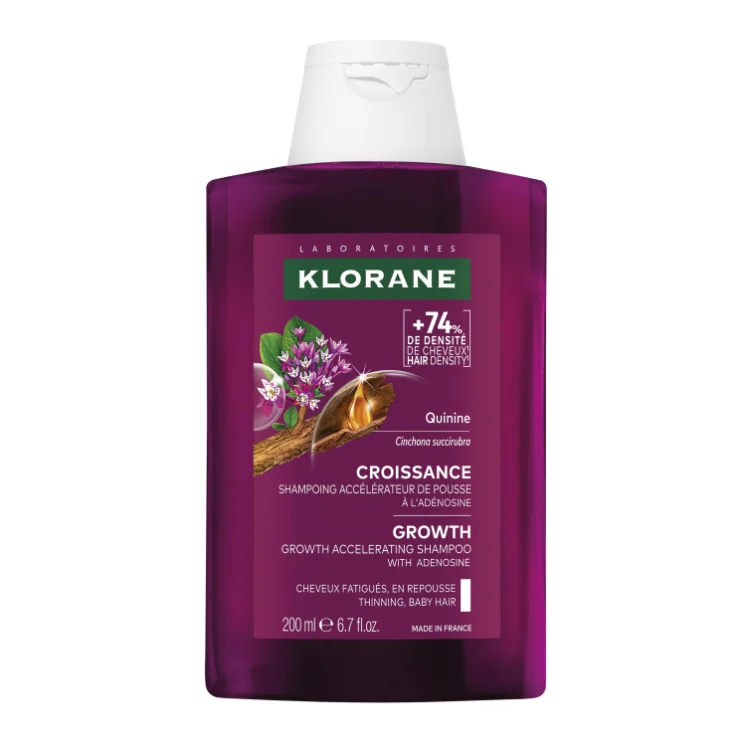 Φωτογραφία προϊόντος: Klorane Quinine Length Σαμπουάν Επιτάχυνσης της Ανάπτυξης με Αδενοσίνη και Κινίνη 200ml