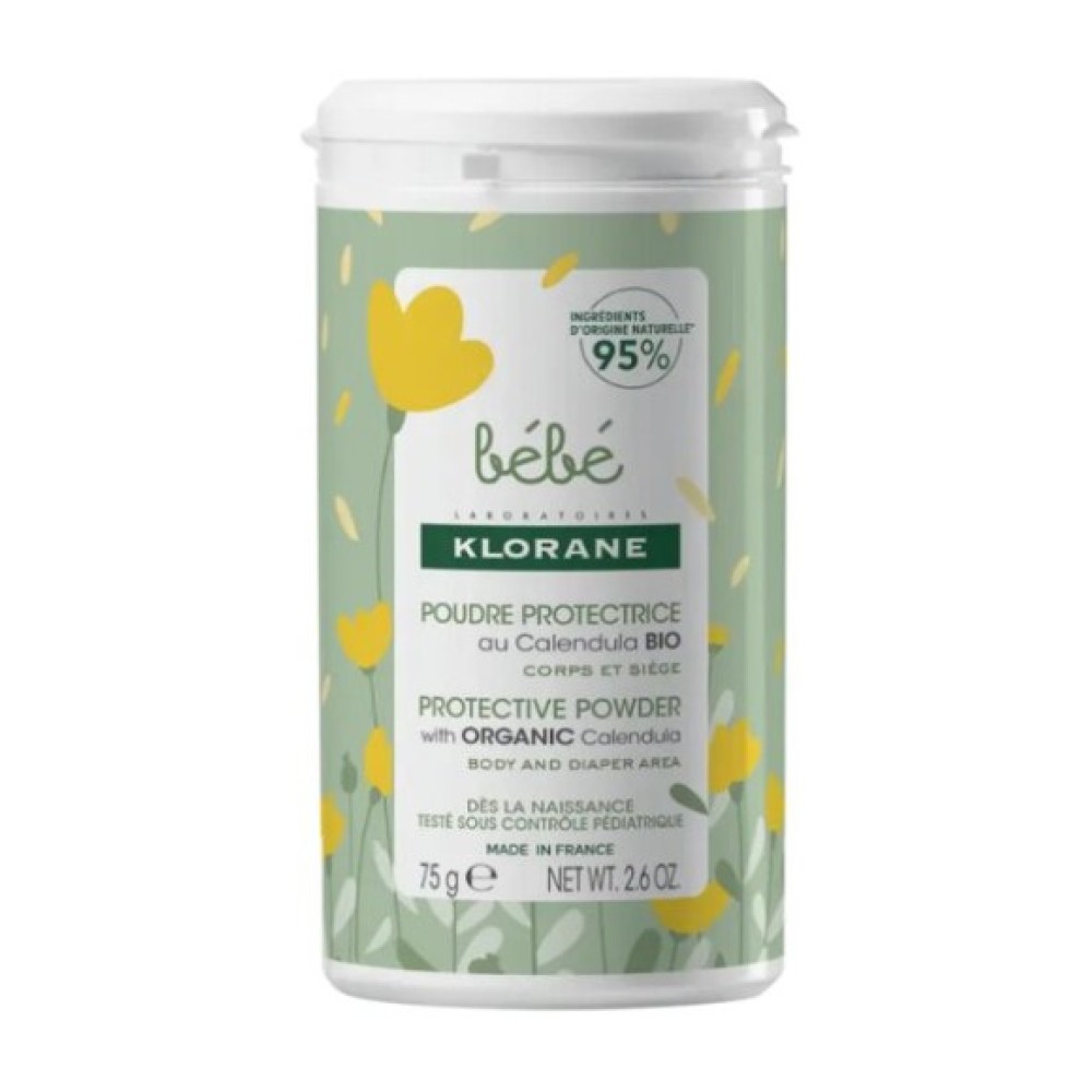 Φωτογραφία προϊόντος: Klorane Poudre Protective with Organic Calendula Βρεφική Πούδρα, 75gr