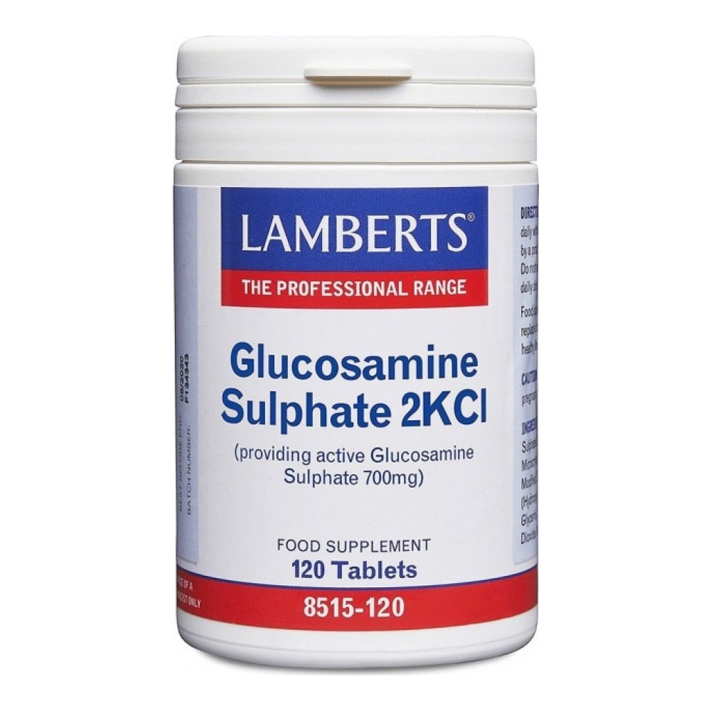 Φωτογραφία προϊόντος: Lamberts Glucosamine Sulphate 2KCL Γλυκοζαμίνη 120 Ταμπλέτες