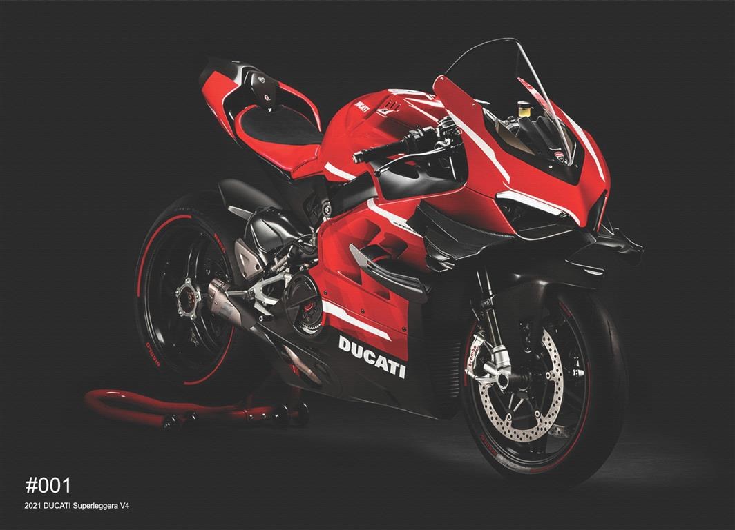Φωτογραφία προϊόντος: ΚΑΜΒΑΣ 2021 DUCATI SUPERLEGGERA V4 #001 |CANVAS