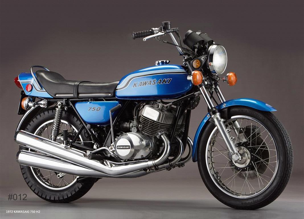 Φωτογραφία προϊόντος: ΚΑΜΒΑΣ 1972 KAWASAKI 750 H2 #012 |CANVAS