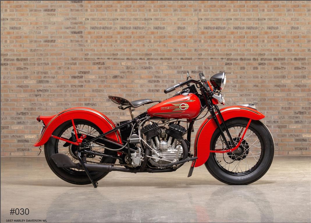 Φωτογραφία προϊόντος: ΚΑΜΒΑΣ 1937 HARLEY DAVIDSON WL #030 |CANVAS