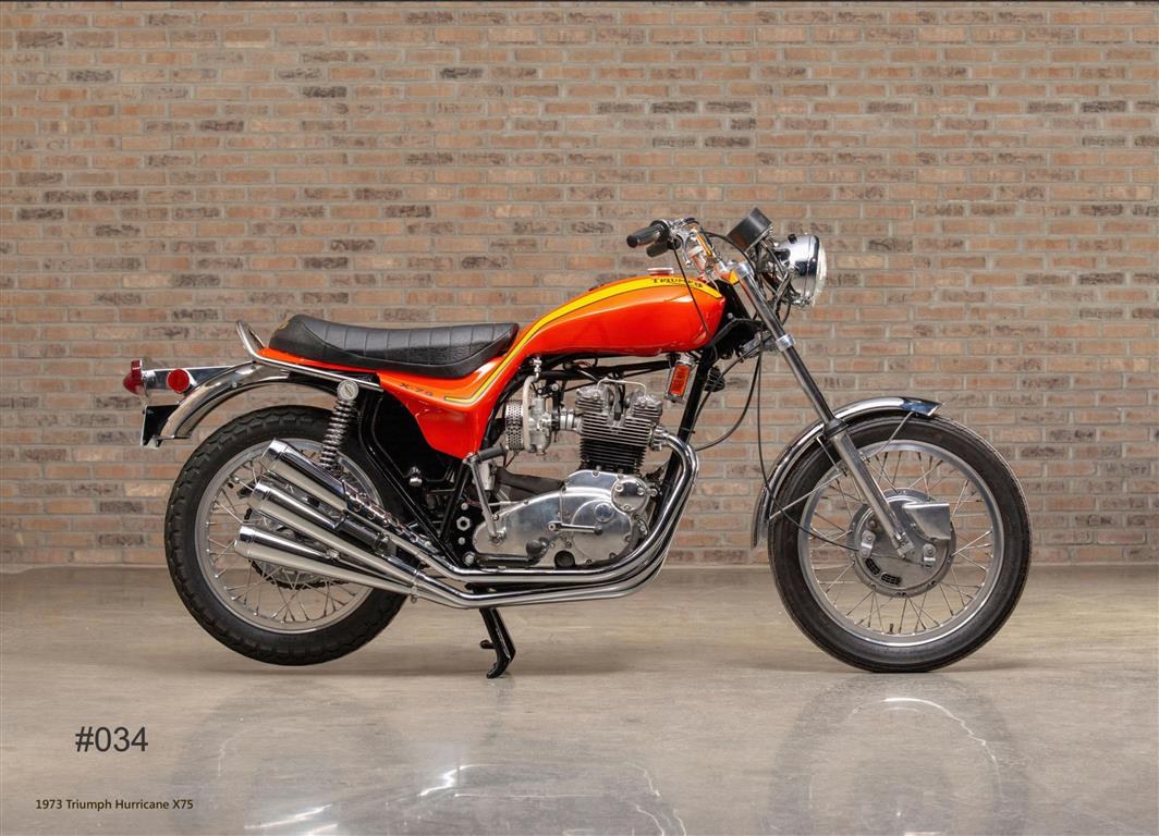 Φωτογραφία προϊόντος: ΚΑΜΒΑΣ 1973 TRIUMPH HURRICANE X75 #034 |CANVAS