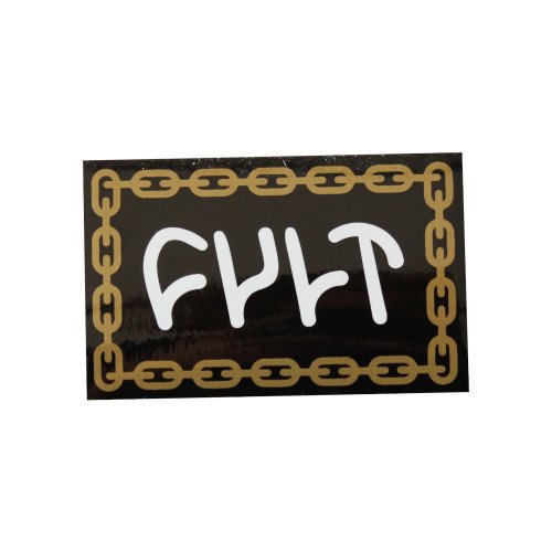 Φωτογραφία προϊόντος: Cult Logo Chain Sticker (black/gold)
