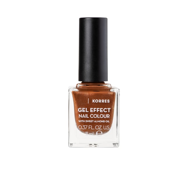Φωτογραφία προϊόντος: Korres Gel Effect Nail Colour Bερνίκι Νυχιών με Υφή Gel Aegean Bronze 66, 11ml