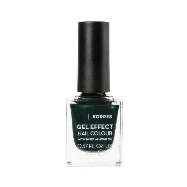 Φωτογραφία προϊόντος: Korres Βερνίκι Νυχιών Gel Effect Nail Colour No.89 Velvet Green 11ml