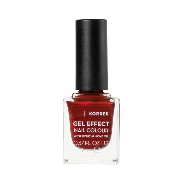 Φωτογραφία προϊόντος: Korres Βερνίκι Νυχιών Gel Effect Nail Colour No.58 Velour Red 11ml