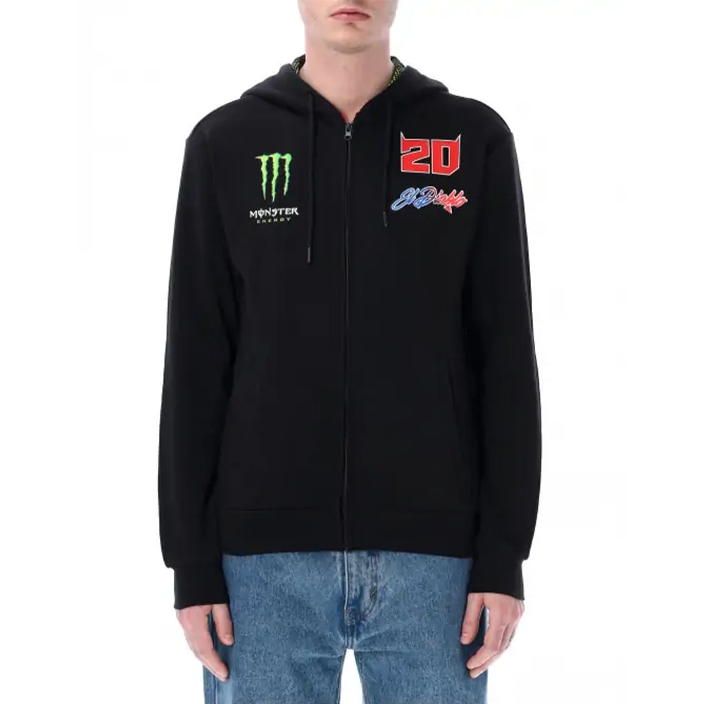 Φωτογραφία προϊόντος: ΖΑΚΕΤΑ HOODIE MONSTER 20 BLACK 2423701 | MONSTER FABIO QUARTARARO