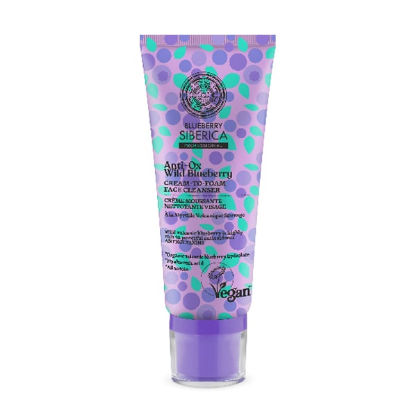Φωτογραφία προϊόντος: Natura Siberica Anti-OX Wild Blueberry Cream-to-Foam Face Cleanser Αφρός Καθαρισμού Προσώπου 100ml