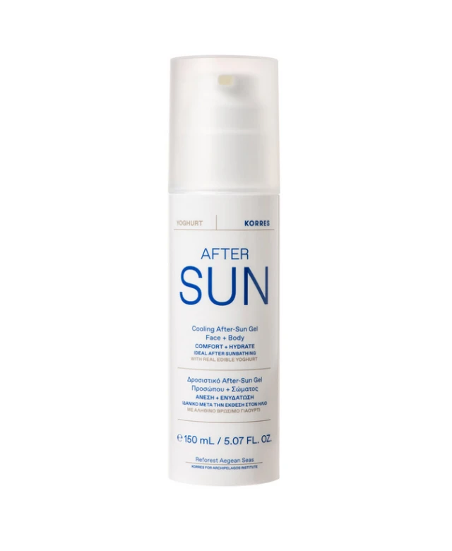 Φωτογραφία προϊόντος: Korres Cooling After Sun Gel Πρόσωπο & Σώμα με γιαούρτι 150ml