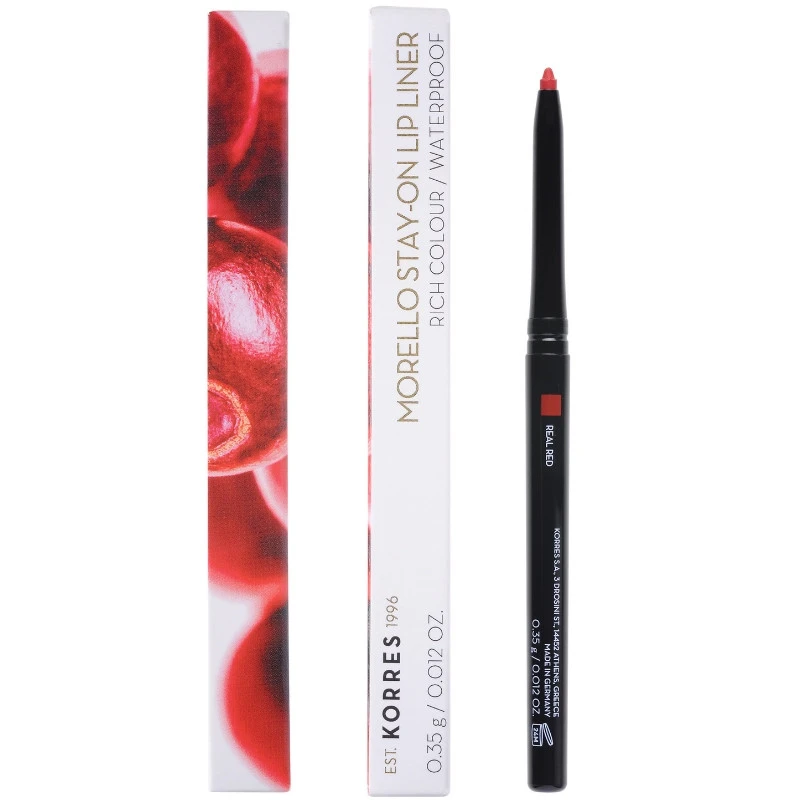 Φωτογραφία προϊόντος: Korres Morello Stay-On Lip Liner Rich Colour Waterproof 02 Real Red 0.35gr