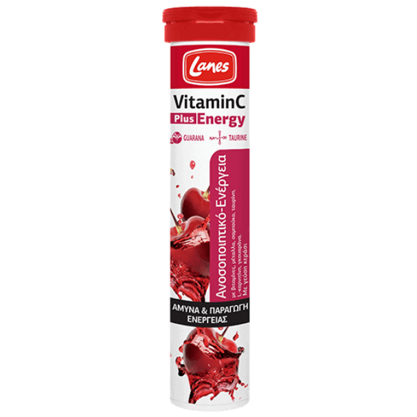 Φωτογραφία προϊόντος: Lanes VitaminC Plus Energy με Γεύση Κεράσι 20 Αναβράζουσες Ταμπλέτες